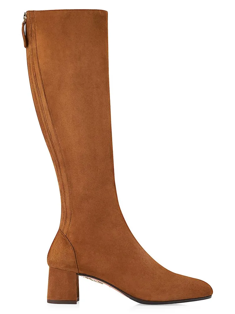 Saint Honore Suede Mid-Calf Boots