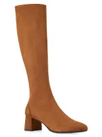 Saint Honore Suede Mid-Calf Boots