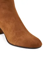 Saint Honore Suede Mid-Calf Boots