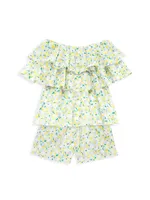 Baby Girl's, Little Girl's & Floral Shorts