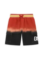 Kid's Logo Dip-Dye Shorts