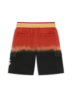 Kid's Logo Dip-Dye Shorts