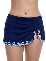 Ocean Blues Skirted Bikini Bottom