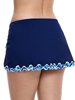 Ocean Blues Skirted Bikini Bottom