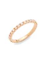 Be Mine 18K Rose Gold & Diamond Large Band