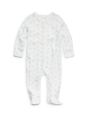 Baby's Interlock Cotton Footed Coverall