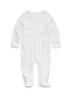 Baby's Interlock Cotton Footed Coverall