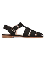 Lynn Suede Fisherman Sandals