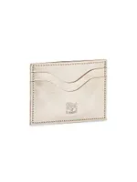 Salina Metallic Leather Card Case