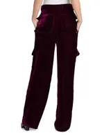 Workwear Velvet Cargo Pants