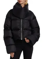 Funnel-Neck Down Jacket