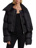 Funnel-Neck Down Jacket