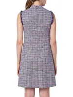 Sleeveless Tweed Minidress