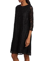 Flora Lace Knit Swing Dress