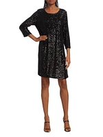 Sequined Knit Dress