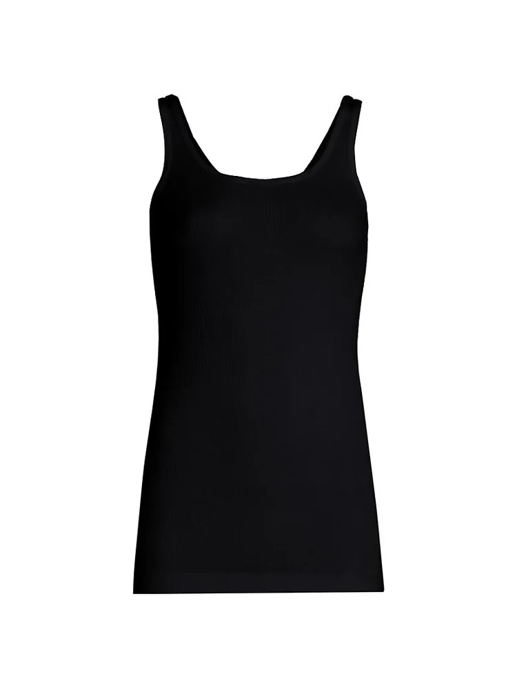 Rib-Knit Scoopneck Tank