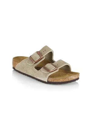 Kid's Arizona Double Buckle Suede Sandals