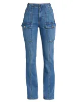 Aspen High Rise Flare Jeans