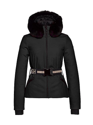 Hida Tech-Fabric & Faux Fur Ski Jacket