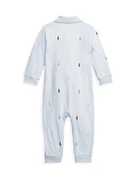 Baby Boy's Interlock Cotton Onesie