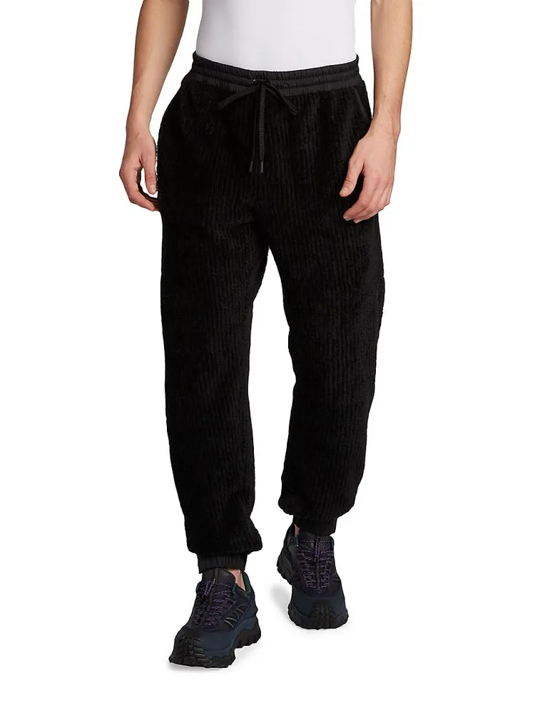 Textured Drawstring Jogger Sweatpants