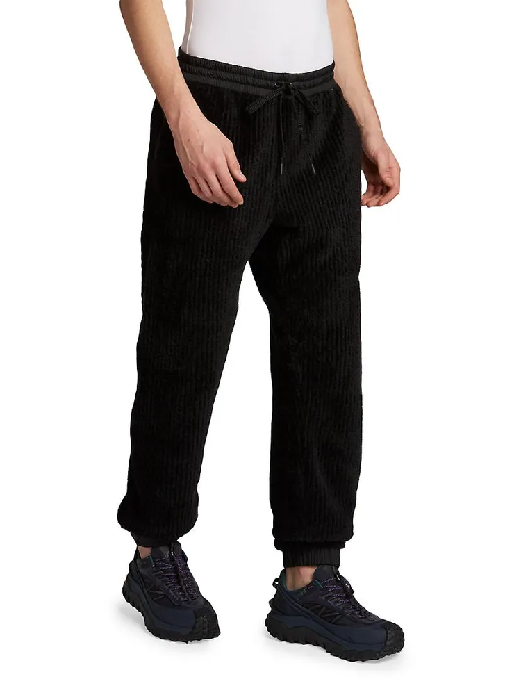 Textured Drawstring Jogger Sweatpants