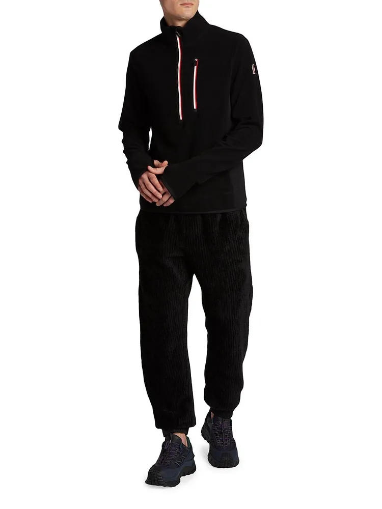 Textured Drawstring Jogger Sweatpants