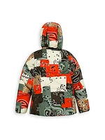 Little Kid's Khriskid Patch Bandana Puffer Down Jacket