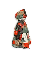 Little Kid's Khriskid Patch Bandana Puffer Down Jacket