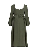 Sophie Square-Neck Midi-Dress