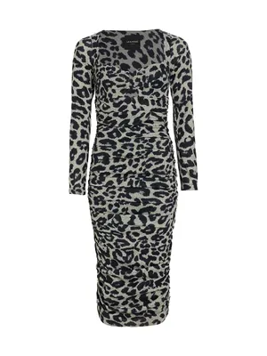 Blondie Leopard Knit Dress