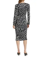 Blondie Leopard Knit Dress