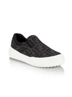 Little Kid's & Logo Slip-On Sneakers