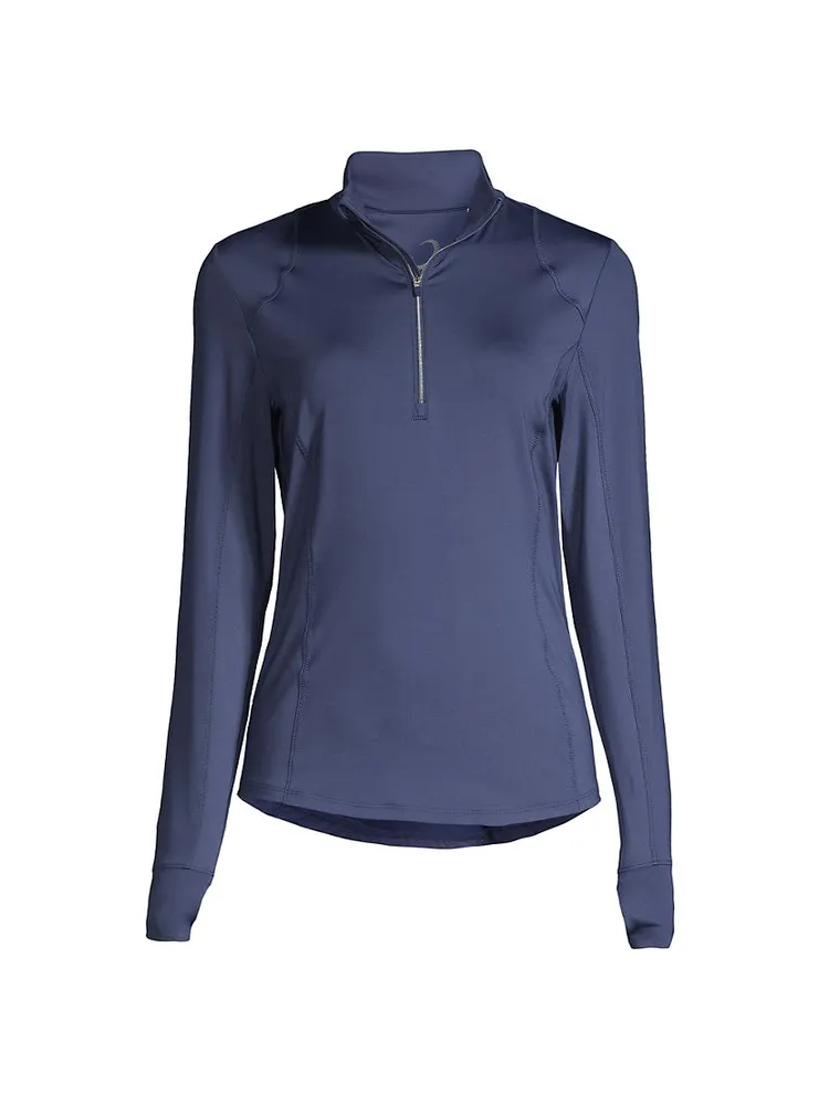 Rene Quarter-Zip Top