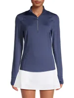 Rene Quarter-Zip Top