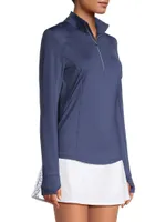 Rene Quarter-Zip Top