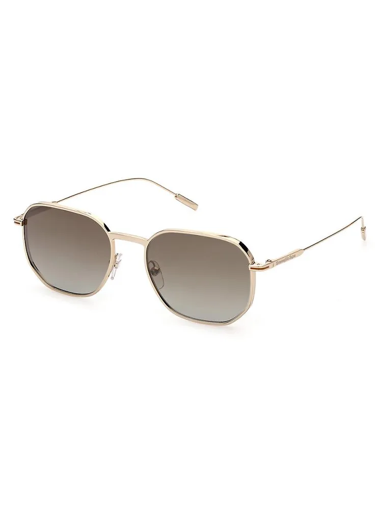 53MM Round Metal Sunglasses