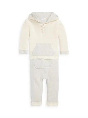 Baby's Knit Organic Cotton Set