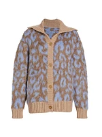 Simz Alpaca-Blend Jacquard Cardigan