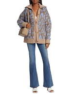 Simz Alpaca-Blend Jacquard Cardigan