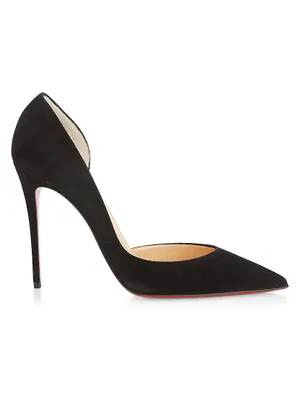 Iriza Half d'Orsay Suede Pumps