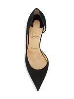 Iriza Half d'Orsay Suede Pumps