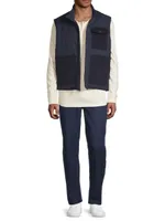 Quilted Twill Vest