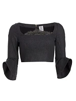 Enchanta Wool Crop Top