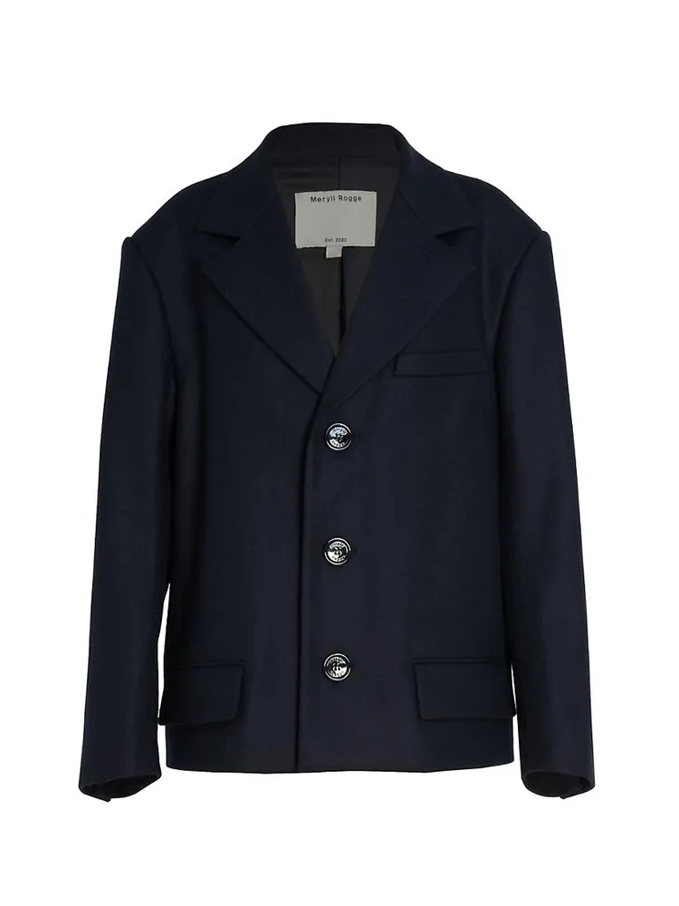 Men's Tailored Wool Short Coat