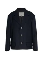 Men's Tailored Wool Short Coat