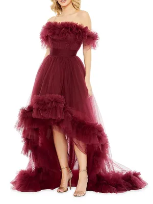 Tulle Hi-Lo Gown