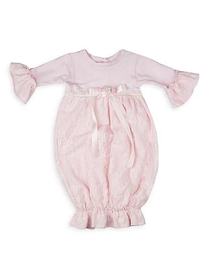 Baby Girl's Sweet Rose Bubble Gown