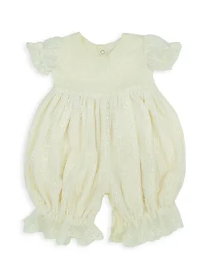 Baby Girl's Mary Catherine Bubble Coveralls