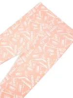 Little Girl's & Logo Leggings